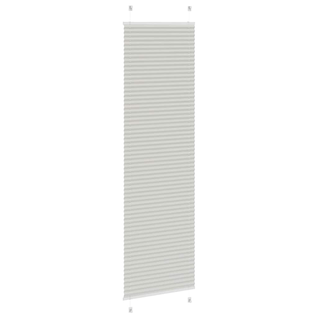 Πλισέ περσίδα ανοιχτό γκρι 65x200 cm Πλάτος υφάσματος 64,4 cm