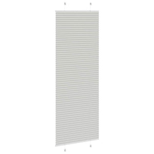 Πλισέ περσίδα ανοιχτό γκρι 75x200 cm Πλάτος υφάσματος 74,4 cm
