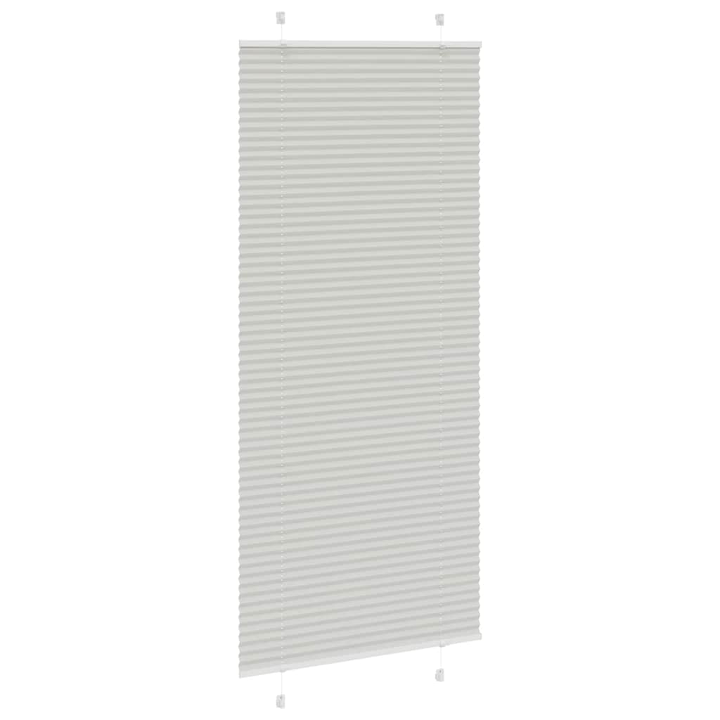 Πλισέ περσίδα ανοιχτό γκρι 95x200 cm Πλάτος υφάσματος 94,4 cm - Pakobazaar