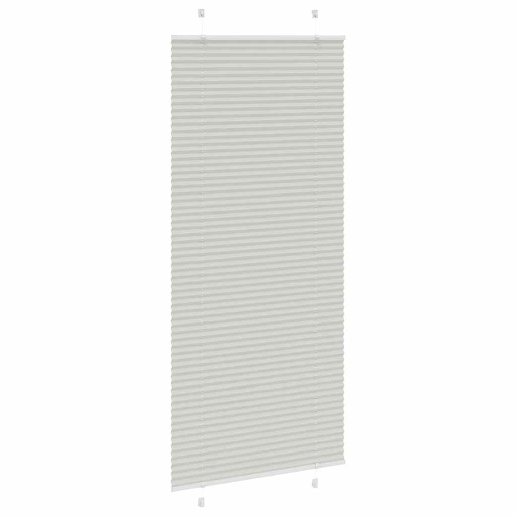Πλισέ περσίδα ανοιχτό γκρι 95x200 cm Πλάτος υφάσματος 94,4 cm - Pakobazaar