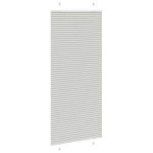 Πλισέ περσίδα ανοιχτό γκρι 95x200 cm Πλάτος υφάσματος 94,4 cm - Pakobazaar