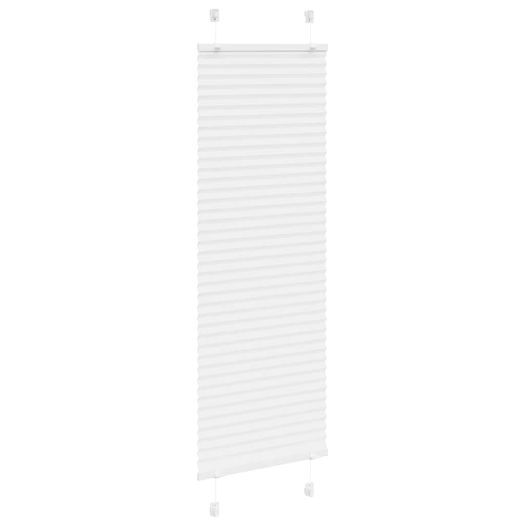 Πλισέ περσίδα Λευκό 40x100 cm Πλάτος υφάσματος 39,4 cm