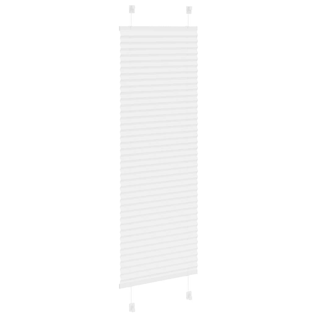 Πλισέ περσίδα Λευκό 45x100 cm Πλάτος υφάσματος 44,4 cm