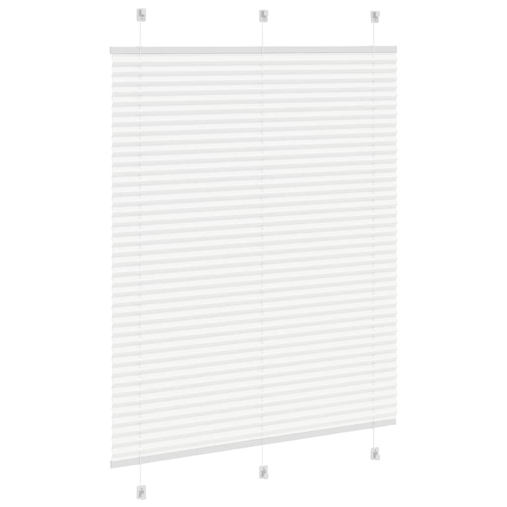 Πλισέ περσίδα Λευκό 105x100 cm Πλάτος υφάσματος 104,4 cm - Pakobazaar