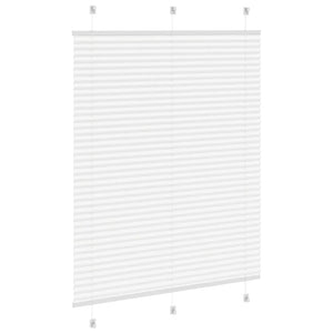 Πλισέ περσίδα Λευκό 110x100 cm Πλάτος υφάσματος 109,4 cm