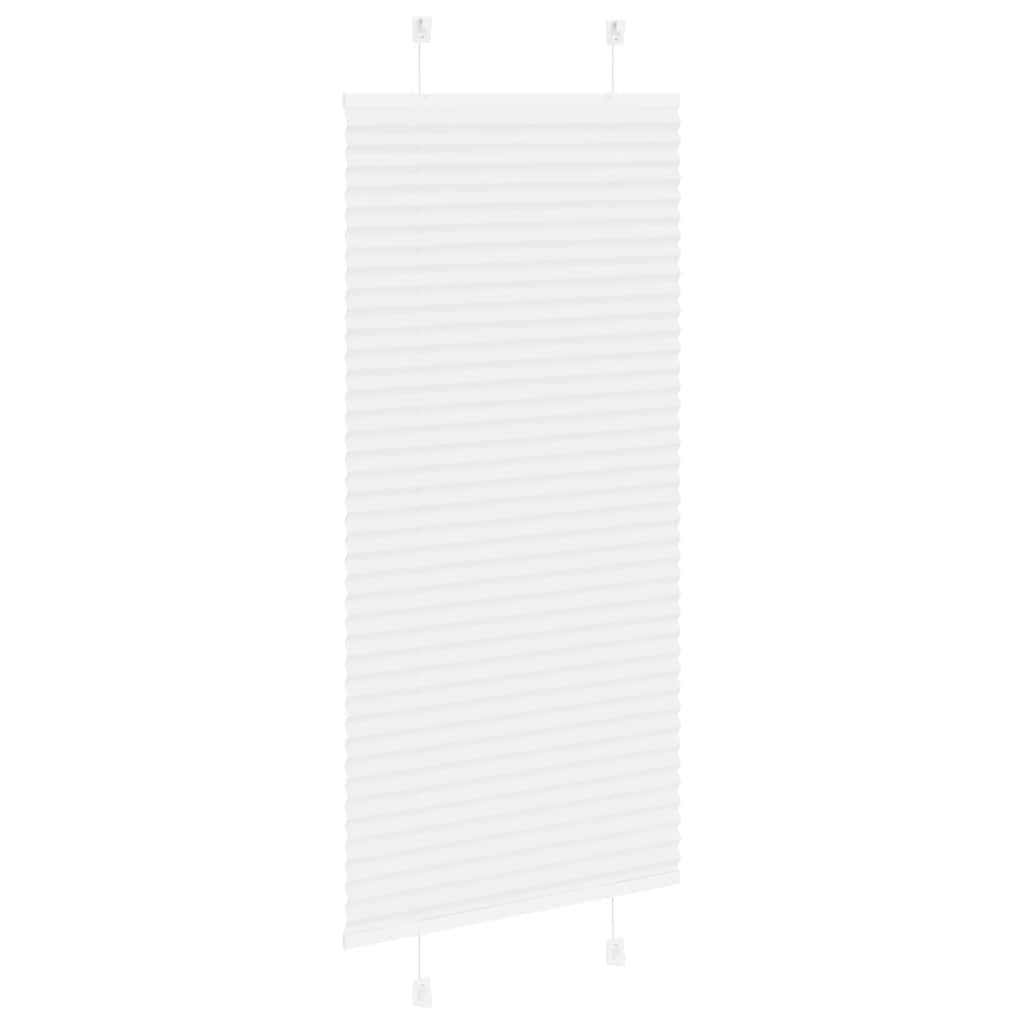 Πλισέ περσίδα Λευκό 65x150 cm Πλάτος υφάσματος 64,4 cm