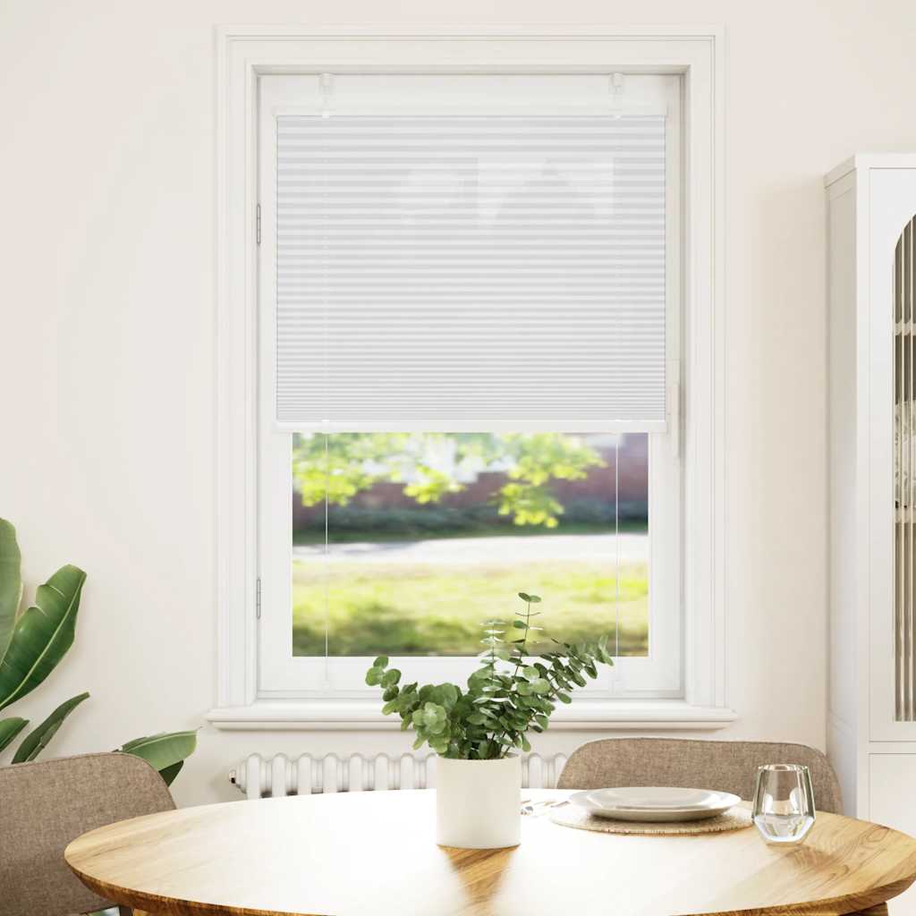 Πλισέ περσίδα Λευκό 70x150 cm Πλάτος υφάσματος 69,4 cm