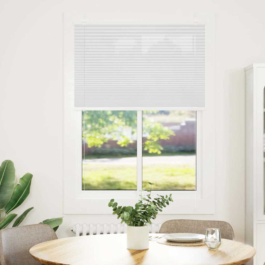 Πλισέ περσίδα Λευκό 100x150 cm Πλάτος υφάσματος 99,4 cm
