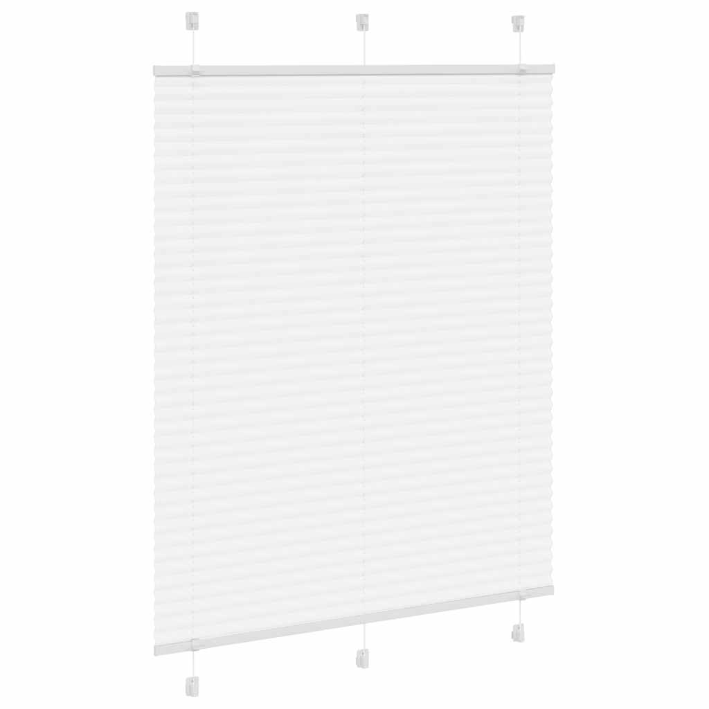 Πλισέ περσίδα Λευκό 105x150 cm Πλάτος υφάσματος 104,4 cm