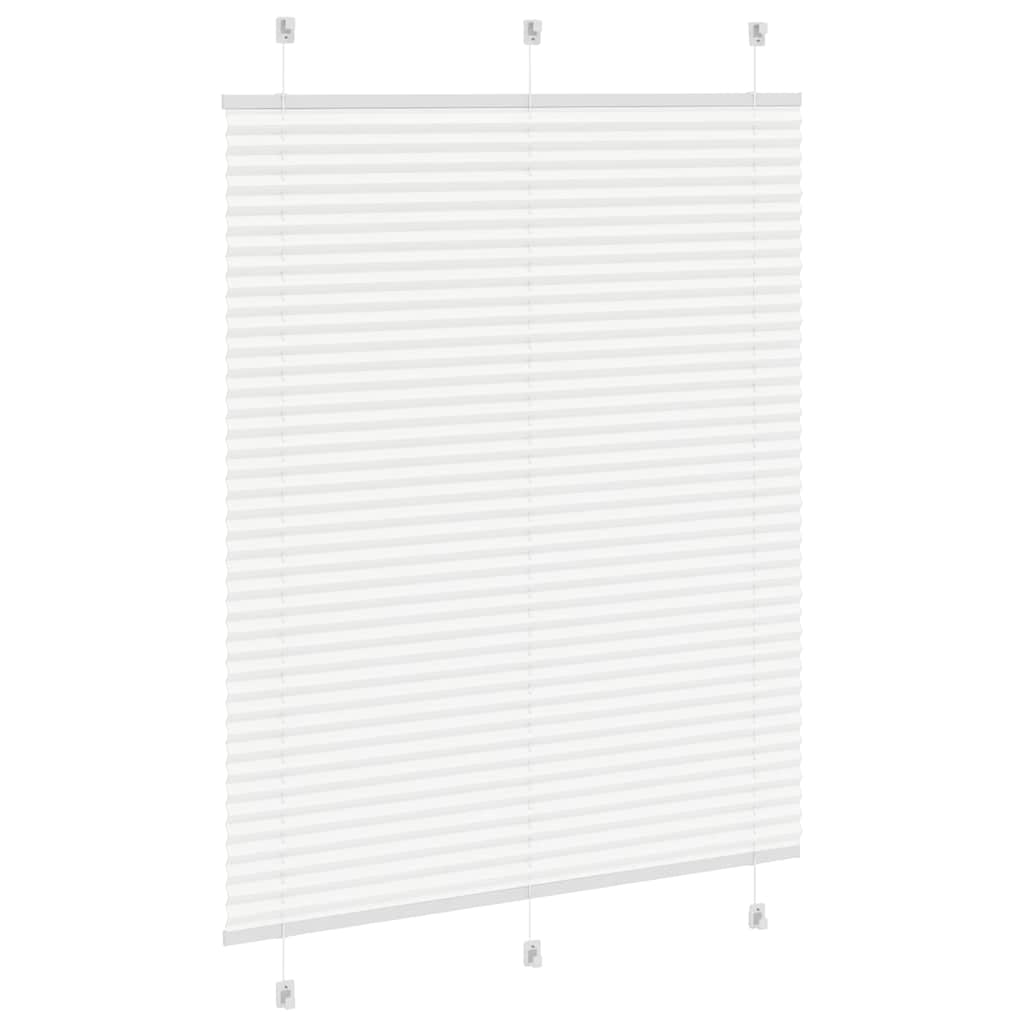 Πλισέ περσίδα Λευκό 105x150 cm Πλάτος υφάσματος 104,4 cm