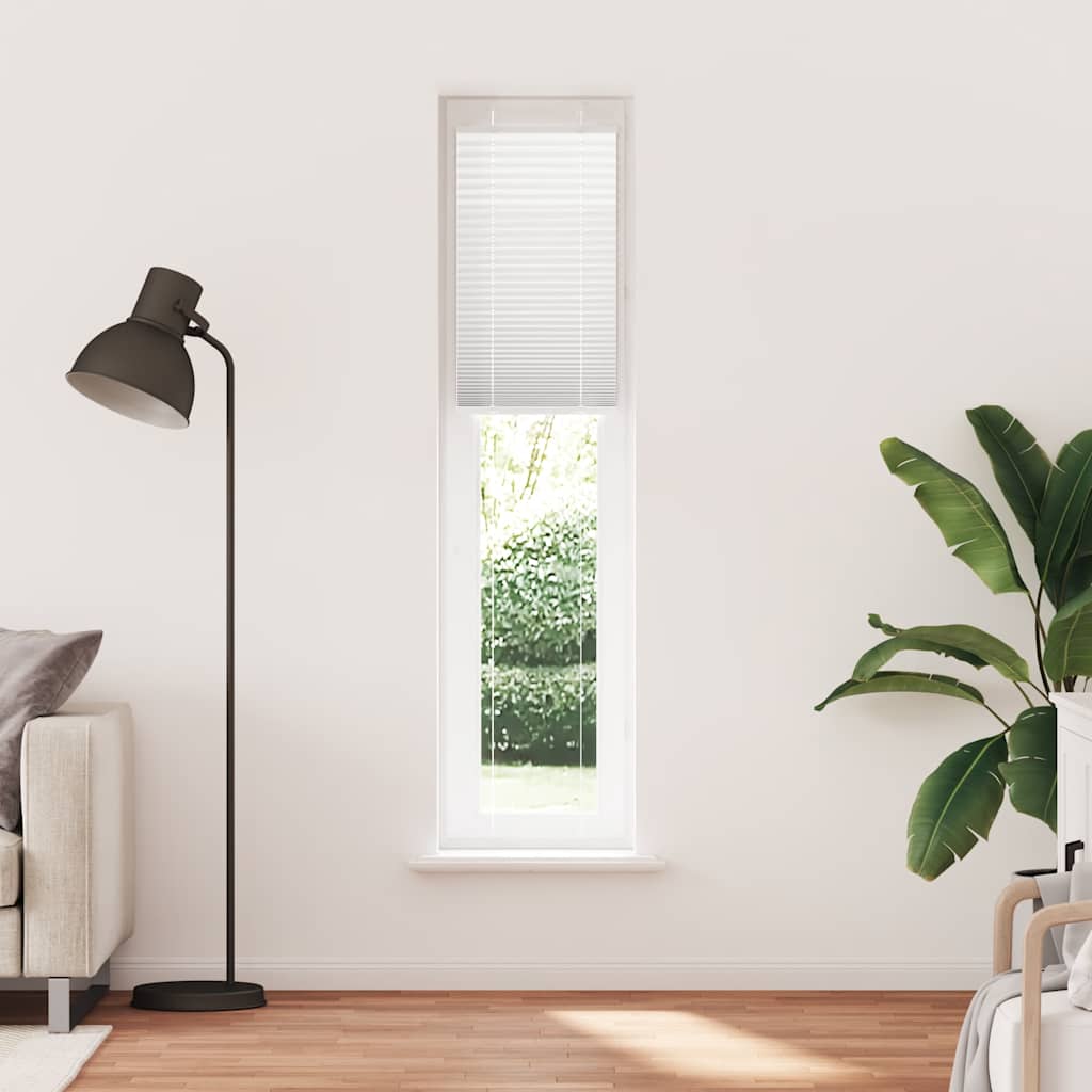 Πλισέ περσίδα Λευκό 45x200 cm Πλάτος υφάσματος 44,4 cm