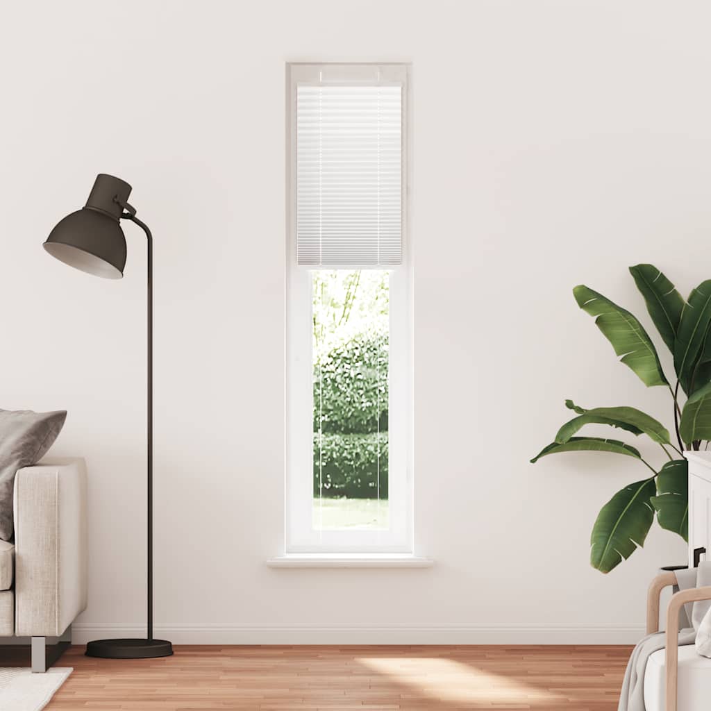 Πλισέ περσίδα Λευκό 50x200 cm Πλάτος υφάσματος 49,4 cm