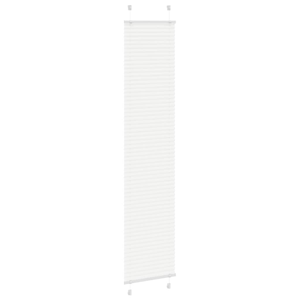Πλισέ περσίδα Λευκό 50x200 cm Πλάτος υφάσματος 49,4 cm