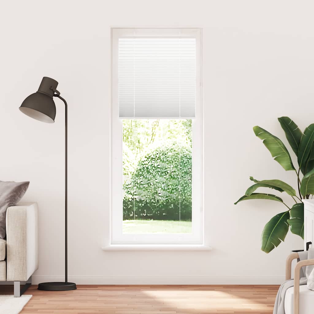 Πλισέ περσίδα Λευκό 75x200 cm Πλάτος υφάσματος 74,4 cm
