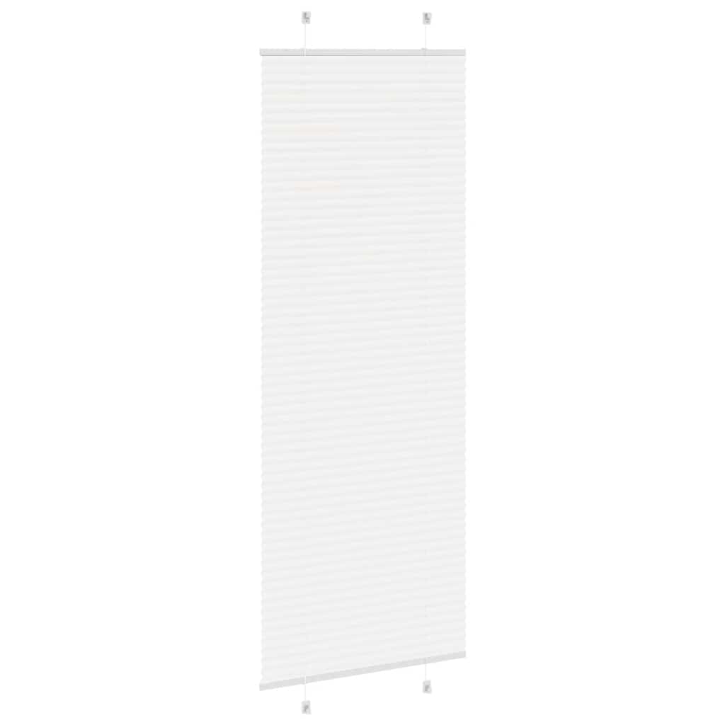 Πλισέ περσίδα Λευκό 75x200 cm Πλάτος υφάσματος 74,4 cm