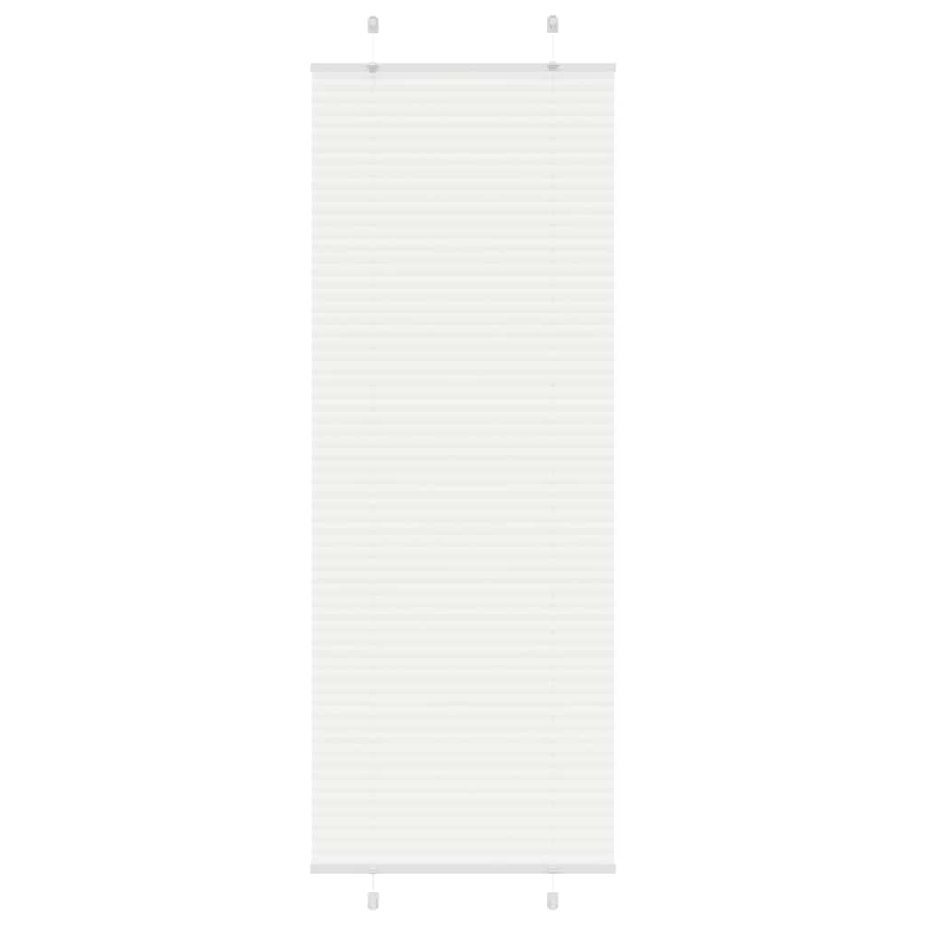 Πλισέ περσίδα Λευκό 80x200 cm Πλάτος υφάσματος 79,4 cm - Pakobazaar