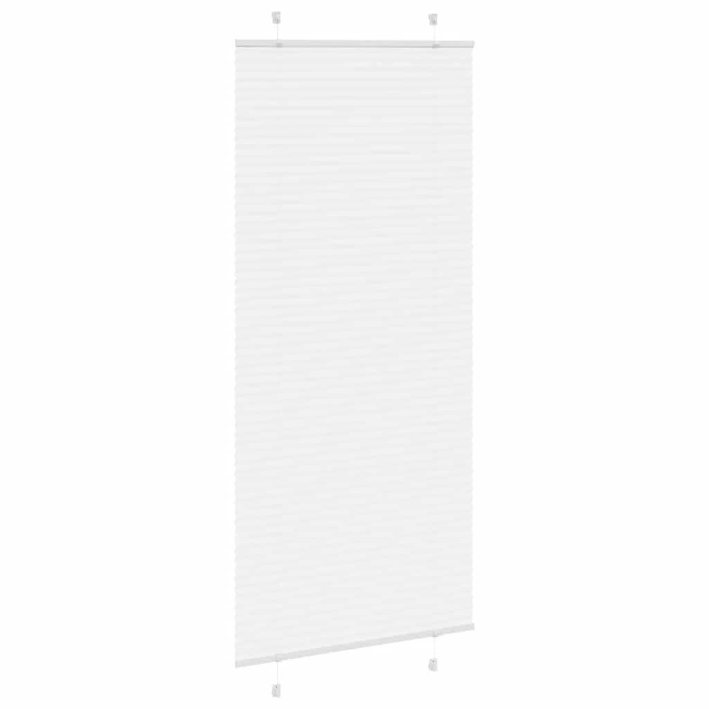 Πλισέ περσίδα Λευκό 85x200 cm Πλάτος υφάσματος 84,4 cm