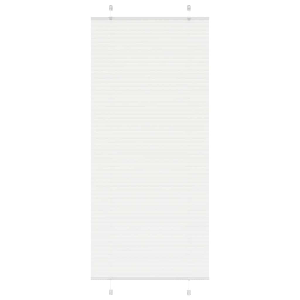 Πλισέ περσίδα Λευκό 90x200 cm Πλάτος υφάσματος 89,4 cm