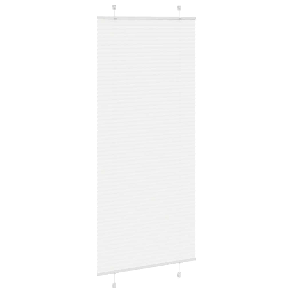 Πλισέ περσίδα Λευκό 95x200 cm Πλάτος υφάσματος 94,4 cm
