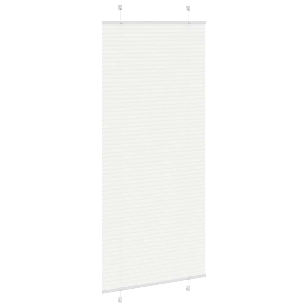 Πλισέ περσίδα Λευκό 95x200 cm Πλάτος υφάσματος 94,4 cm