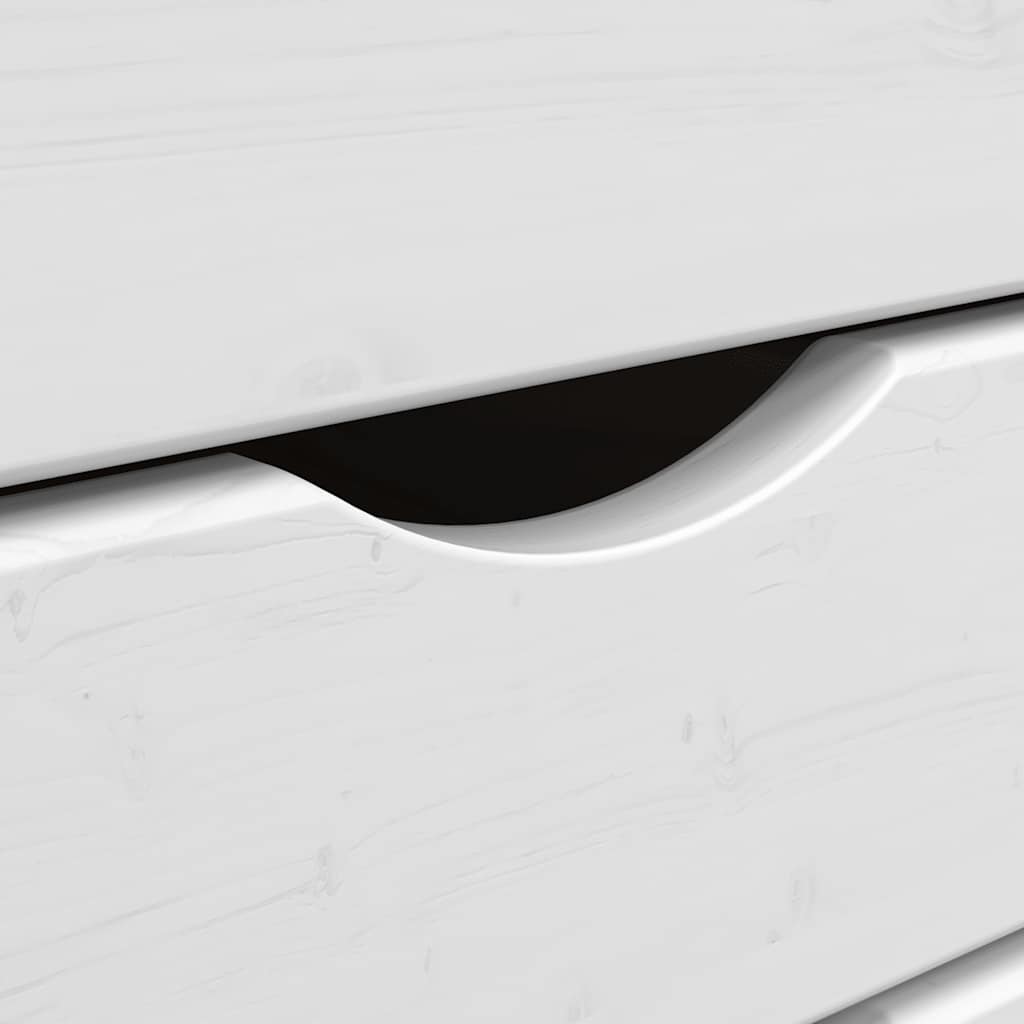 Ντουλάπι Κυλιόμενο με Γραφείο MOSS Μελί Καφέ Μασίφ Ξύλο Πεύκου