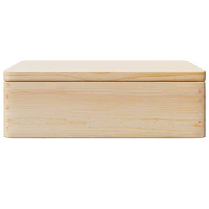 Ξύλινο κουτί με καπάκι 40x30x13 cm από μασίφ ξύλο πεύκο - Pakobazaar