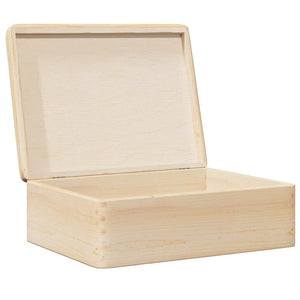 Ξύλινο κουτί με καπάκι 40x30x13 cm από μασίφ ξύλο πεύκο - Pakobazaar