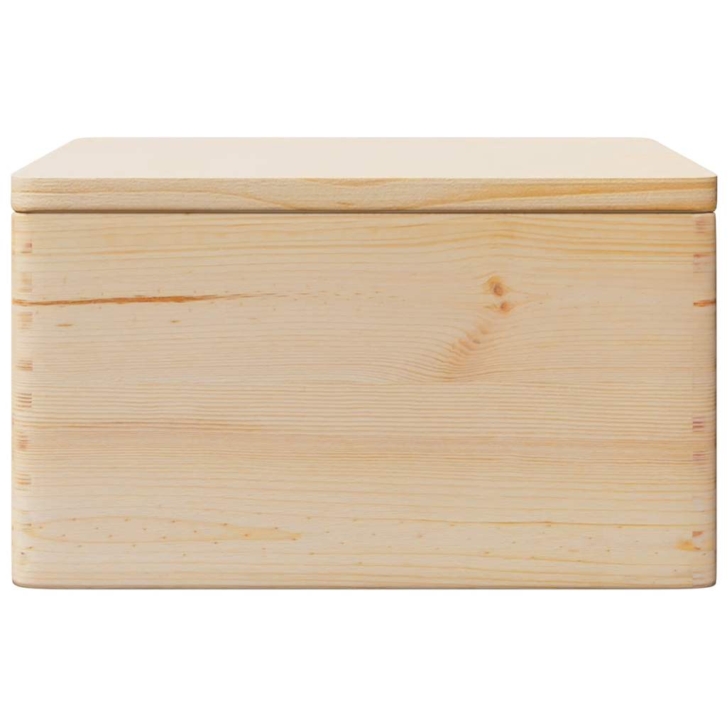 Ξύλινο κουτί με καπάκι 40x30x23 cm από μασίφ ξύλο πεύκο