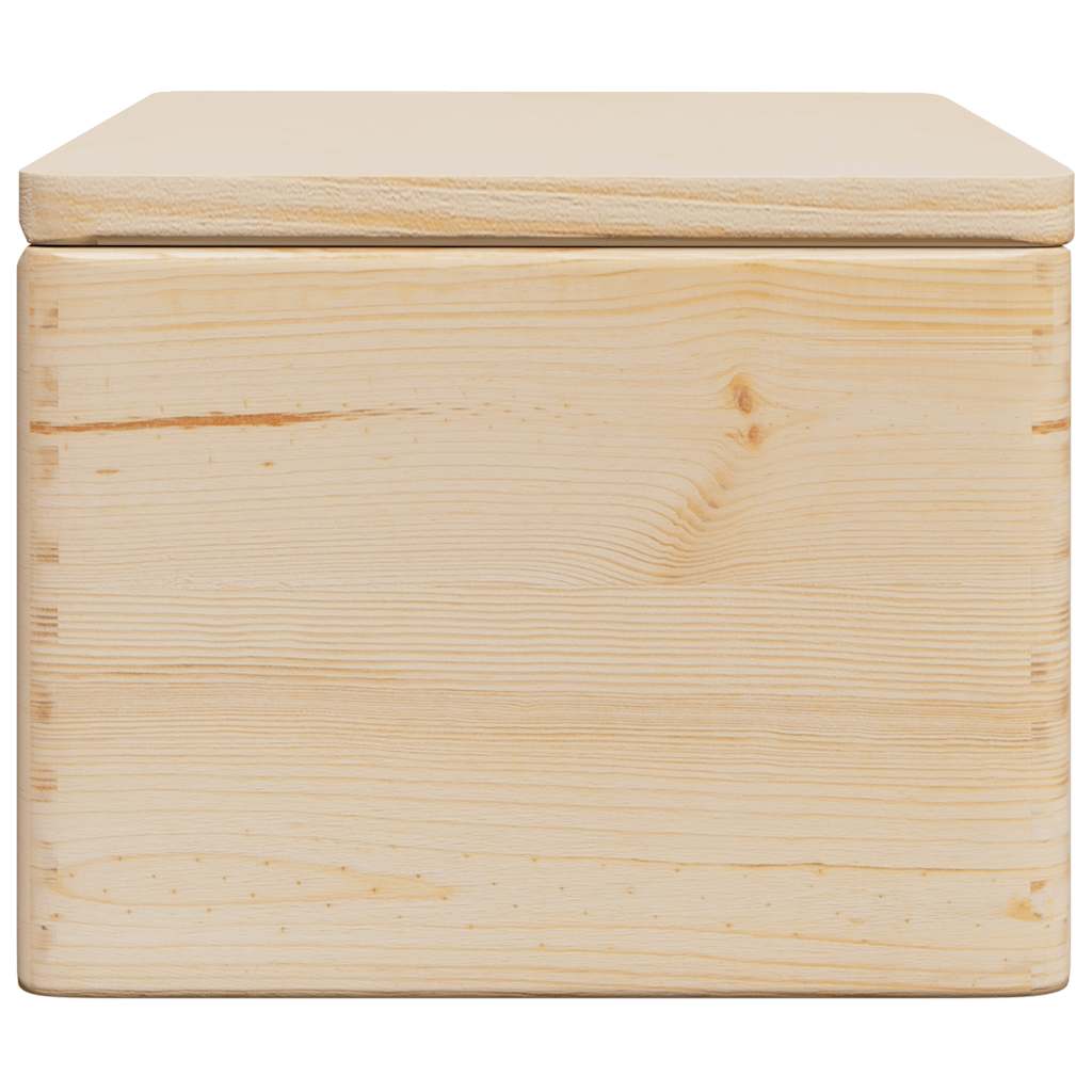 Ξύλινο κουτί με καπάκι 40x30x23 cm από μασίφ ξύλο πεύκο