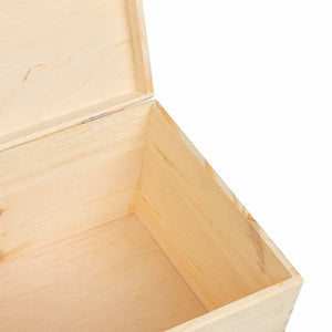 Ξύλινο κουτί με καπάκι 40x30x23 cm από μασίφ ξύλο πεύκο