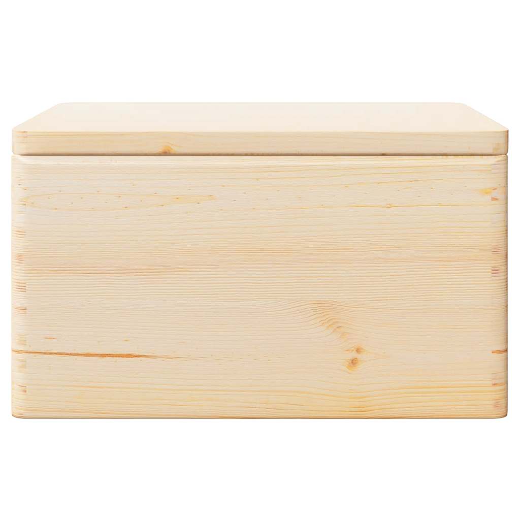 Ξύλινο κουτί με καπάκι και χειρολαβές 40x30x23 cm - Pakobazaar