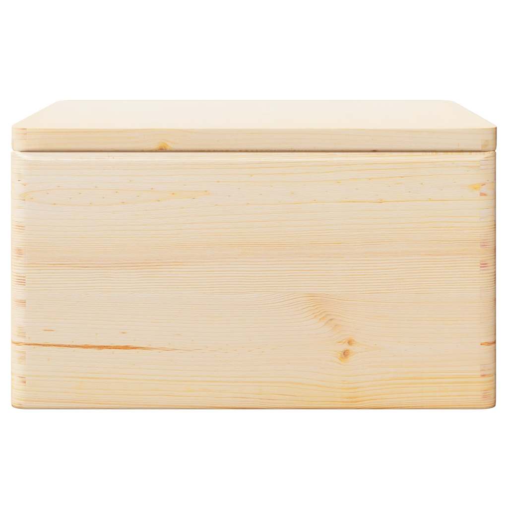 Ξύλινο κουτί με καπάκι και χειρολαβές 40x30x23 cm - Pakobazaar