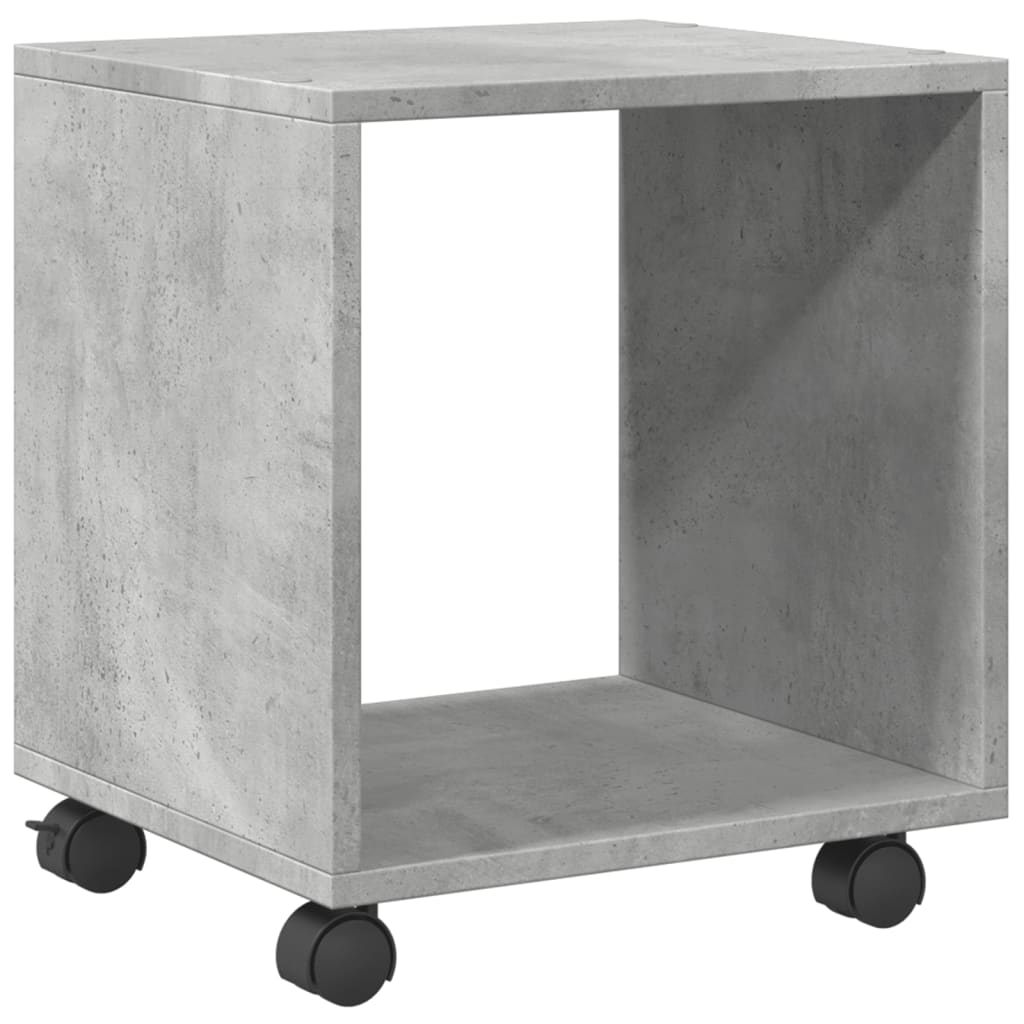 Ντουλάπι Τροχήλατο Γκρι Σκυρ. 37x33x42,5 εκ. από Επεξ. Ξύλο - Pakobazaar