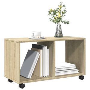 Ντουλάπι Τροχήλατο Sonoma Δρυς 72x33x42,5 εκ. Επεξ. Ξύλο