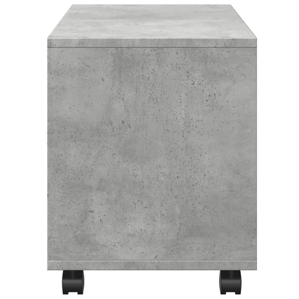 Ντουλάπι Τροχήλατο Γκρι Σκυρ. 72x33x42,5 εκ. από Επεξ. Ξύλο