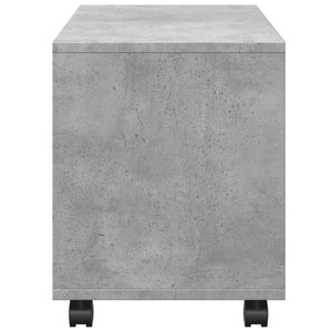 Ντουλάπι Τροχήλατο Γκρι Σκυρ. 72x33x42,5 εκ. από Επεξ. Ξύλο
