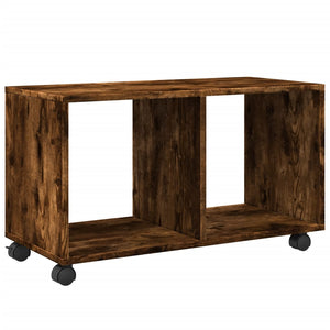 Ντουλάπι Με Ροδάκια Καπνιστή Δρυς 72x33x42,5 εκ. Επεξ. Ξύλο