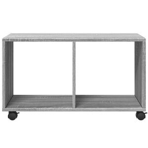 Ντουλάπι Με Ροδάκια Γκρι Sonoma 72x33x42,5 εκ. Επεξεργ. Ξύλο