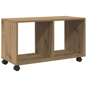 Ντουλάπι Τροχήλατο Αρτισιανή Δρυς 72x33x42,5 εκ. Επεξ. Ξύλο