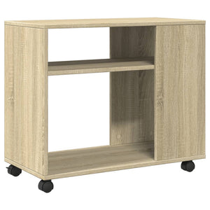 Βοηθητικό Τραπέζι με Ρόδες Sonoma Δρυς 70x35x60 εκ. Επεξ. Ξύλο - Pakobazaar