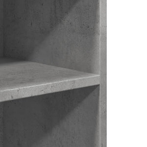 Βοηθητικό Τραπέζι με Ρόδες Γκρι Σκυρ 55x60x78 εκ Επεξ. Ξύλο