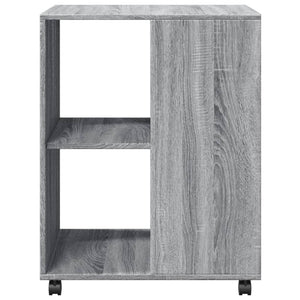 Βοηθητικό Τραπέζι με Ρόδες Γκρι Sonoma 55x60x78 εκ Επεξ. Ξύλο