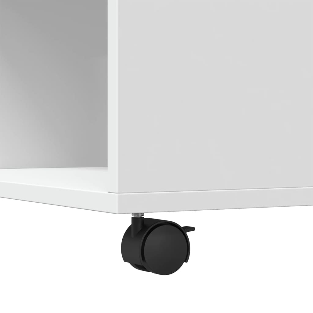 Τραπεζάκι Σαλονιού Λευκό 80x80x40 εκ. από Επεξεργασμένο Ξύλο - Pakobazaar