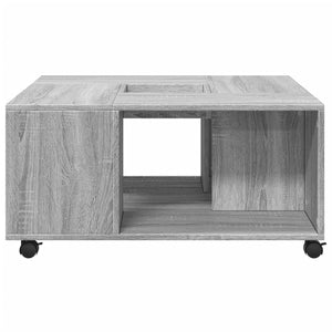 Τραπεζάκι Σαλονιού Γκρι Sonoma 80x80x40 εκ. Επεξεργασμένο Ξύλο