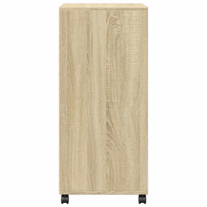 Ντουλάπι Τροχήλατο Sonoma Δρυς 55x40x91 εκ. από Επεξ. Ξύλο - Pakobazaar