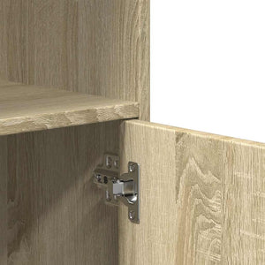 Ντουλάπι Τροχήλατο Sonoma Δρυς 55x40x91 εκ. από Επεξ. Ξύλο - Pakobazaar