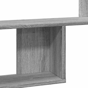 Ραφιέρα Τοίχου Γκρι Sonoma 100x15x70 εκ. Επεξεργασμένο Ξύλο - Pakobazaar