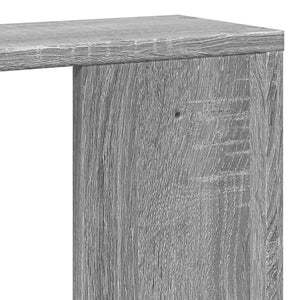 Ραφιέρα Τοίχου Γκρι Sonoma 100x15x70 εκ. Επεξεργασμένο Ξύλο - Pakobazaar