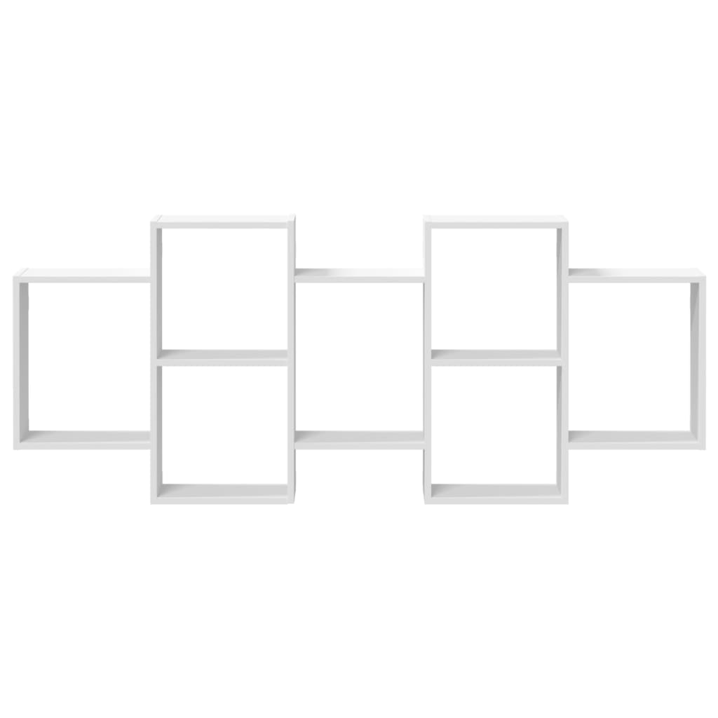 Ραφιέρα Τοίχου Λευκό 159x18x65 εκ. από Επεξεργασμένο Ξύλο - Pakobazaar