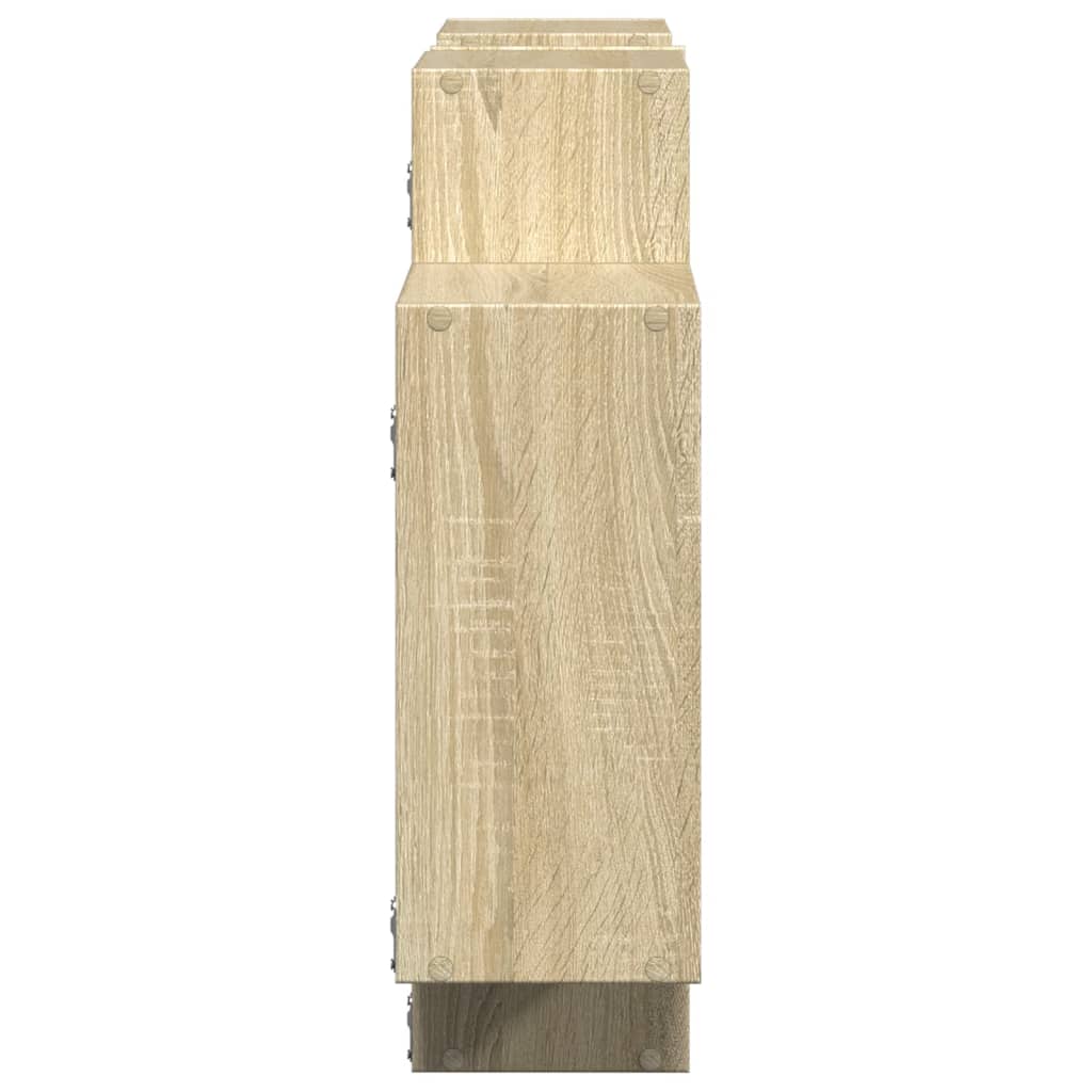 Ραφιέρα Τοίχου Sonoma Δρυς 159x18x65 εκ. από Επεξεργ. Ξύλο - Pakobazaar